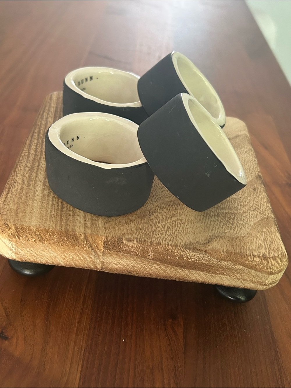 Rae Dunn vintage VHTF take note napkin rings